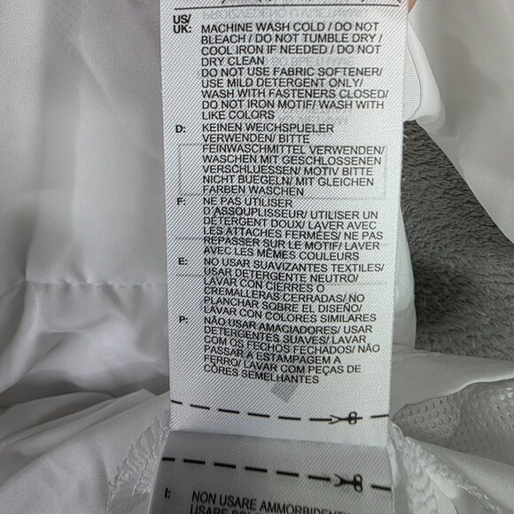 Mens Adidas White Athletic Pullover Shirt 1/4 Zip 100% Polyester Short Sleeve M - Picture 6 of 10